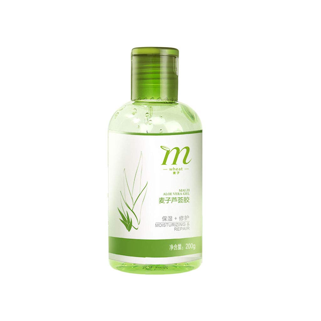 Aloe Vera Facial Lotion 200ML - Hydrating Moisturizer Cream Gel for Dry & Sensitive Skin | Acne Treatment & Skin Care | Perfect for Daily Use, Night Routine & Travel (Green, One Size)