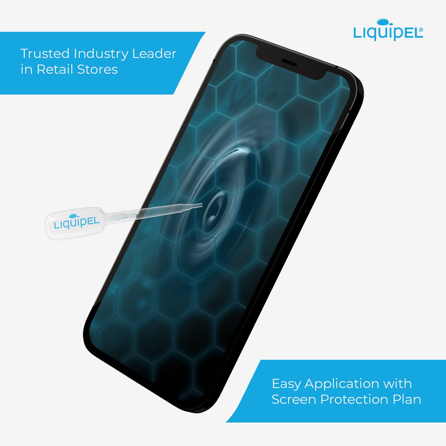 Liquid Glass Screen Protector 9H Hardness for Smartphones & Tablets - Shatterproof Protection for Daily Use