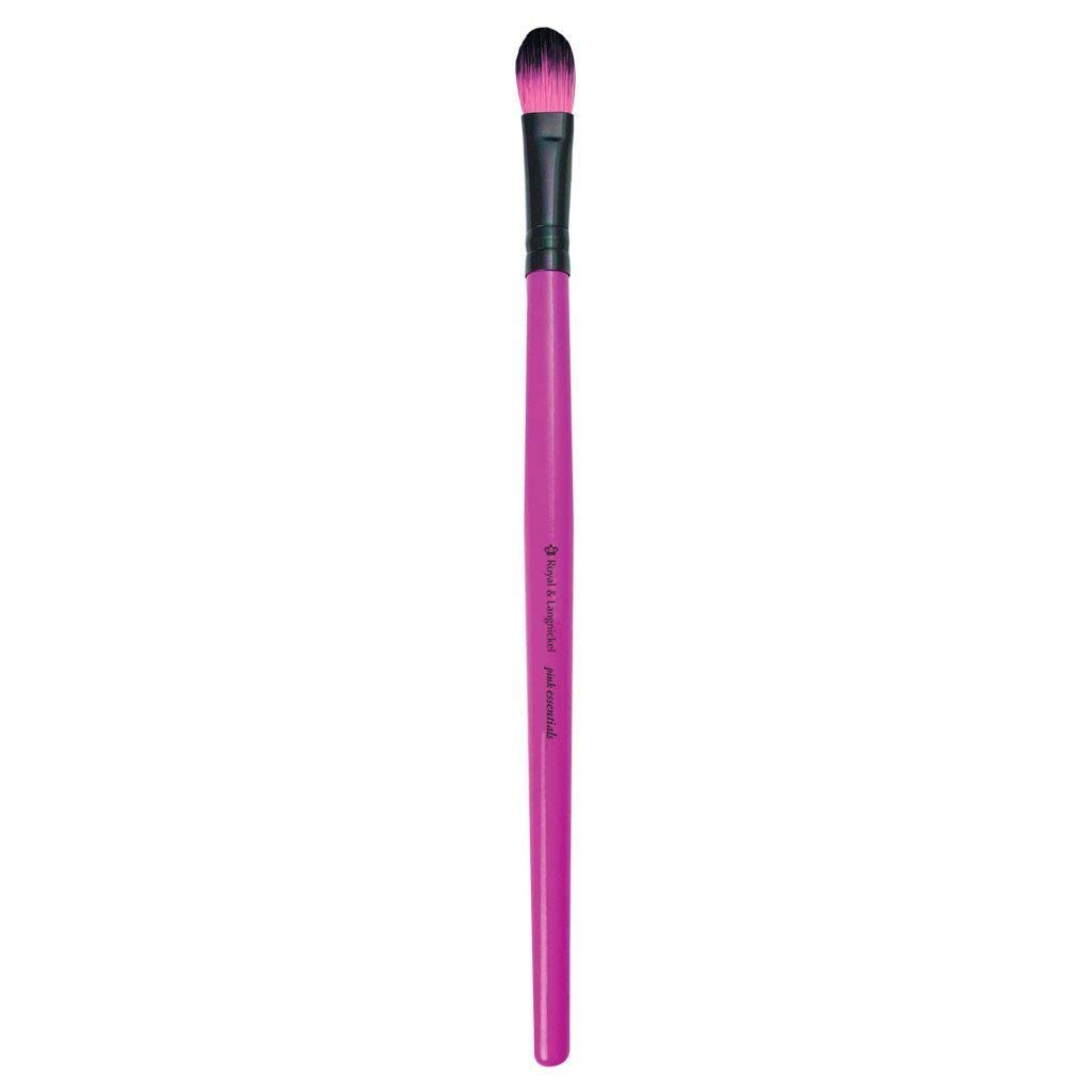 Royal & Langnickel Pink Essentials Synthetic Eye Blender - Professional Makeup Brush for Blending Eyeshadow, Soft & Durable - Perfect for Everyday Makeup & Professional Looks