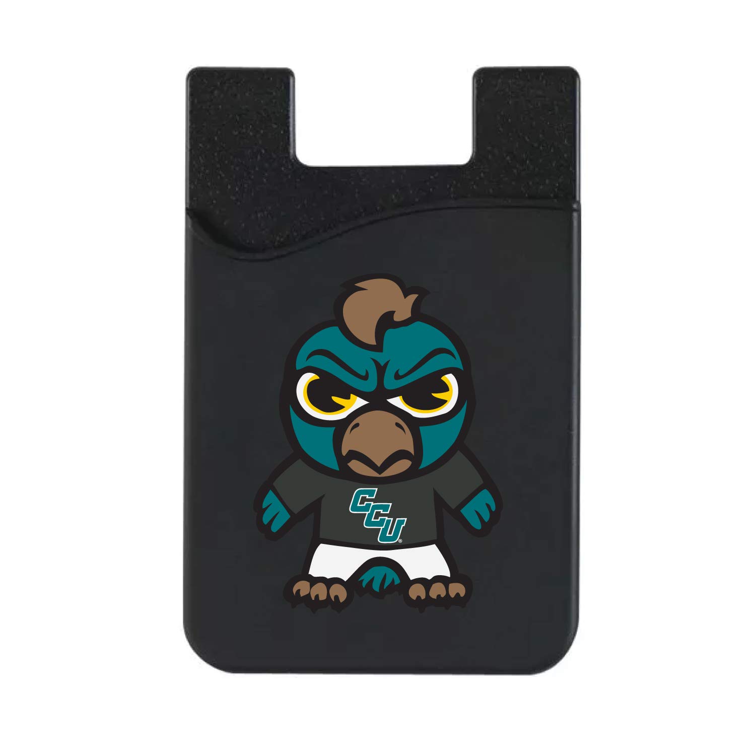 Coastal Carolina University Leather Wallet Sleeve - Slim RFID Blocking Card Holder for Men & Women | Black Classic V1 | Perfect for Travel, Business & Everyday Use