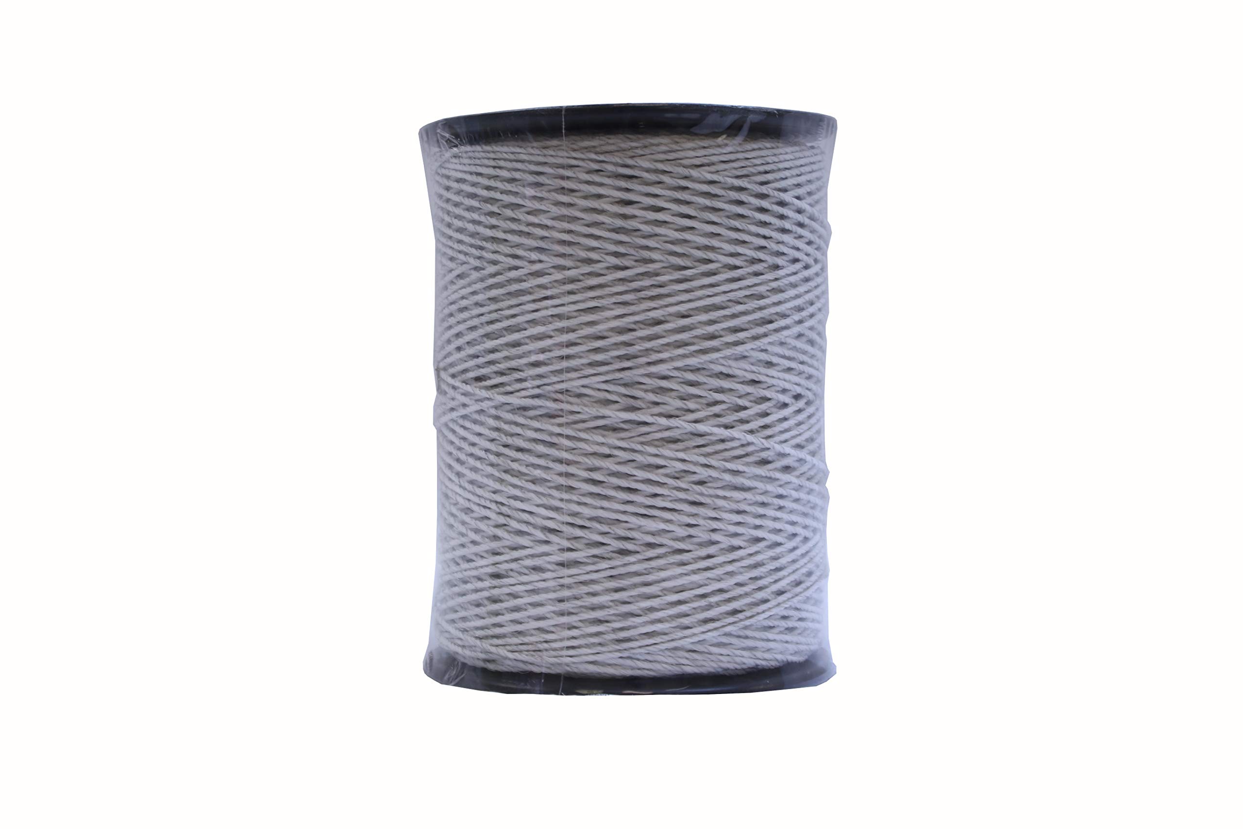 Smart Electric Fence Polywire - 1640ft White High Conductivity Wire for Livestock Containment & Pasture Protection | Ideal for Farms, Ranches, and Animal Control