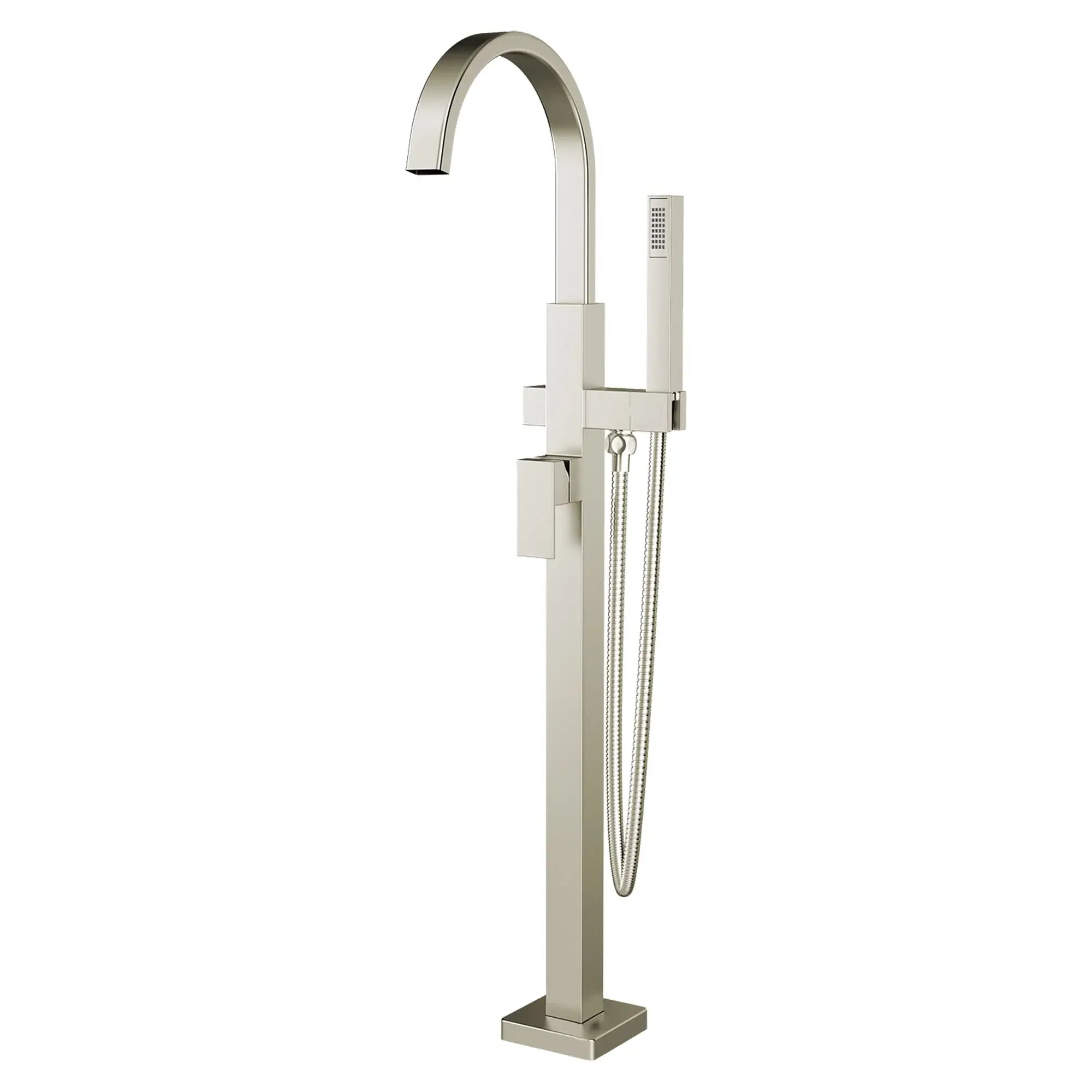 Modern Square Freestanding Bathtub Faucet with Lever Handle - Compatible with Flash® Rough In Valve - Perfect for Luxury Bathroom Renovations and Spa-Like Retreats