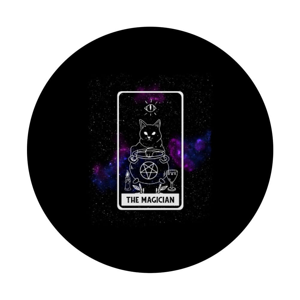 Galaxy Mystic Tarot Card Deck - Magician Design for Men & Women | Standard PopGrip & PopSockets | Perfect for Tarot Readings, Phone Accessories & Gift Giving
