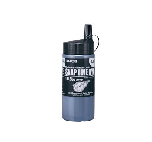 Premium Black Snap Line Dye - High Visibility Chalk Line Reel for Construction, Carpentry & DIY Projects - Perfect for Marking Straight Lines on Concrete, Wood & Drywall