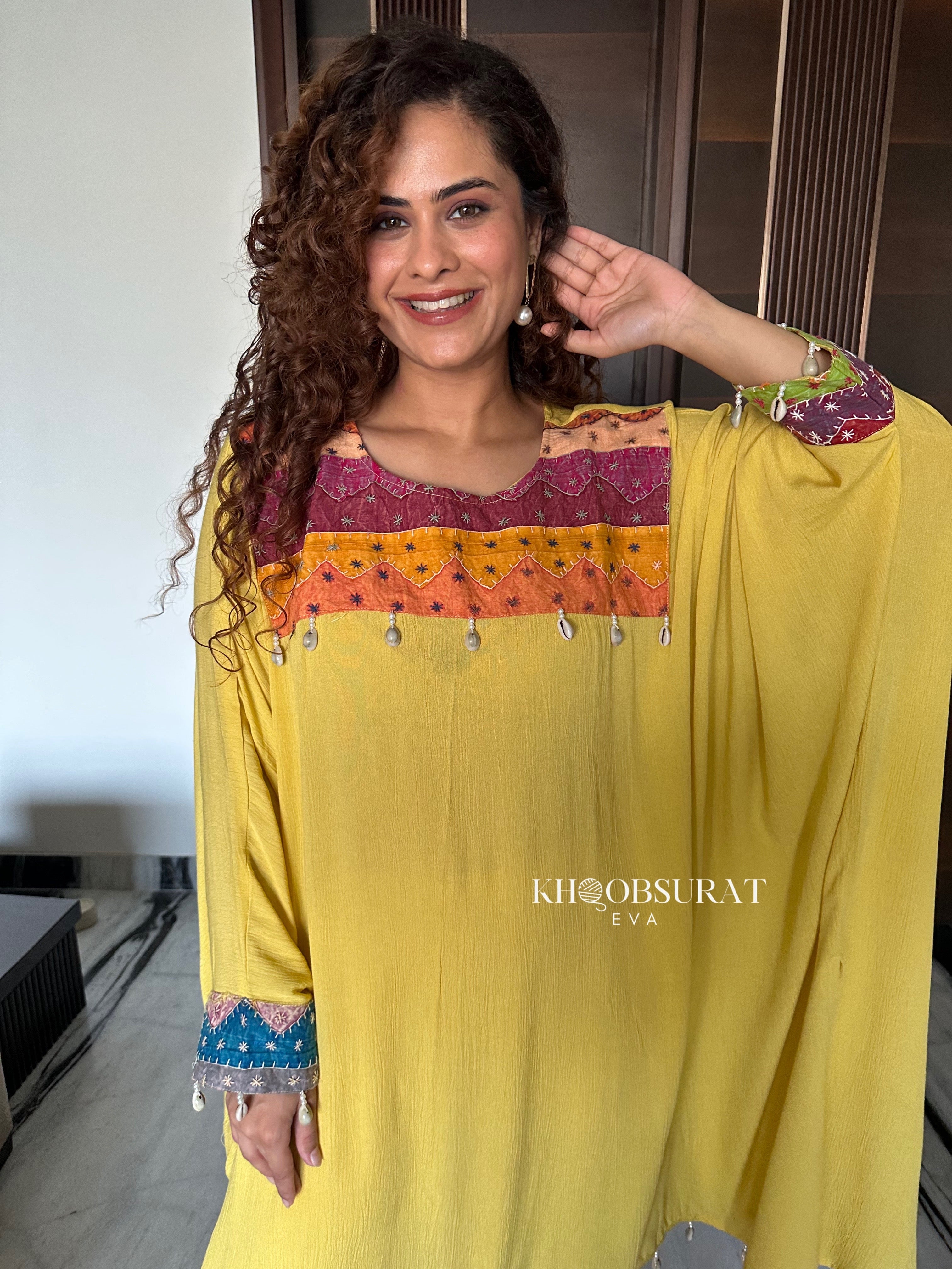 Stylish Yellow Women's Coordinated Outfit Set | Trendy Matching Top & Bottom | Perfect for Casual Wear, Summer Outfits & Street Style Fashion