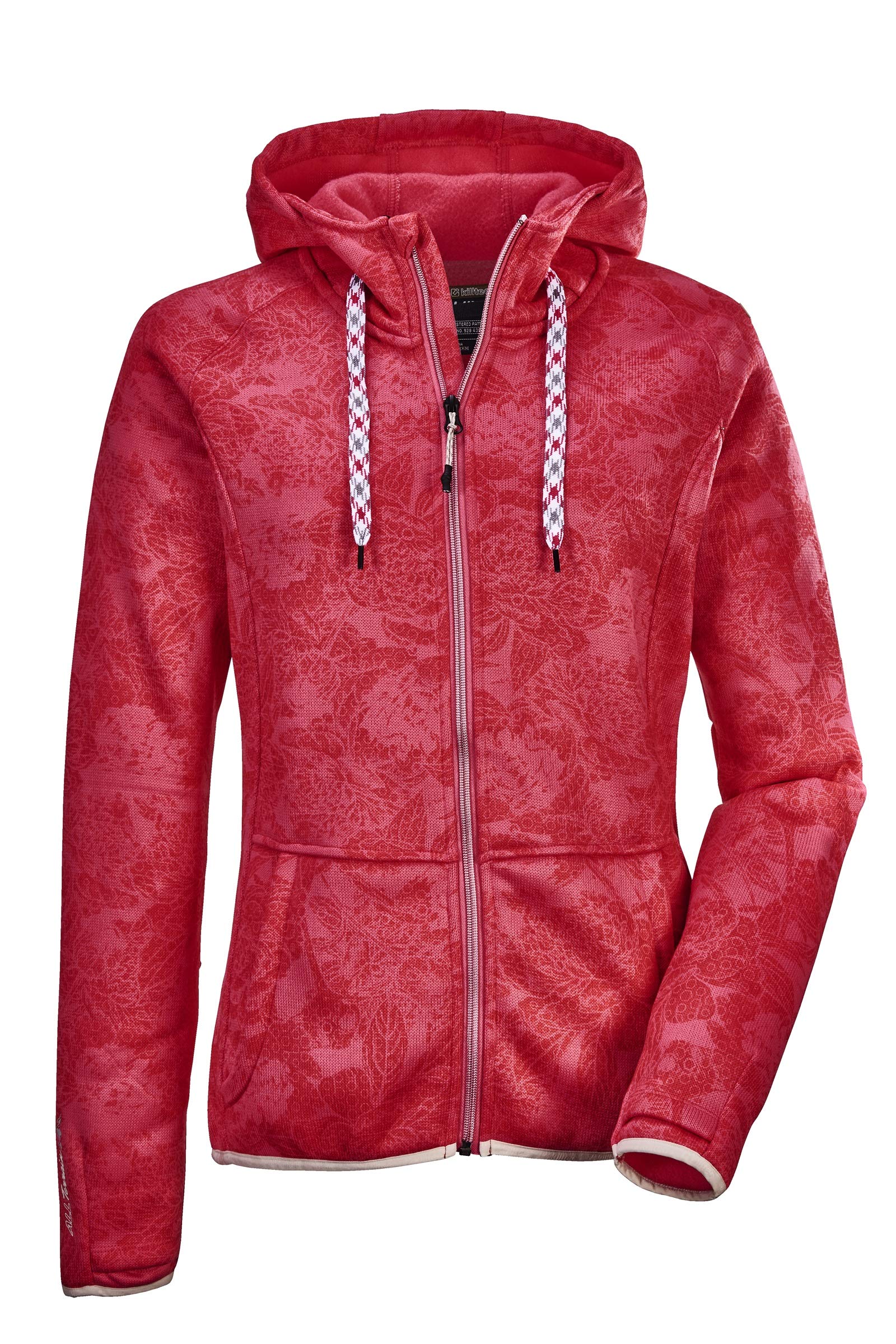 Killtec Women's Fleece Jacket - Skjern WMN Knit Fleece Jacket - Warm & Cozy Winter Outerwear for Hiking, Camping & Outdoor Activities
