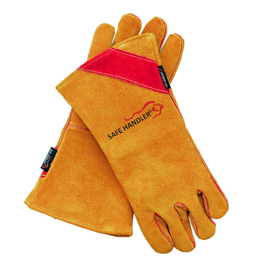 Premium Kevlar-Reinforced Welding Gloves - Heat Resistant for MIG/TIG Welding, Oven, Grill & Fireplace Use - Extra Long 14