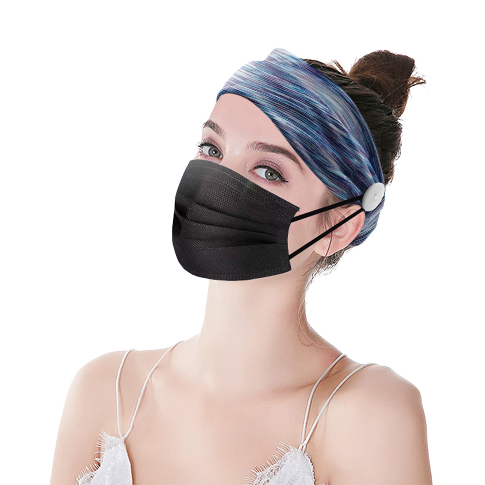 Women's Elastic Headbands - Soft Stretch Hair Wraps & Bows for Yoga, Workout, Running & Sports | Non-Slip Sweat-Resistant Hair Accessories for Active Lifestyles