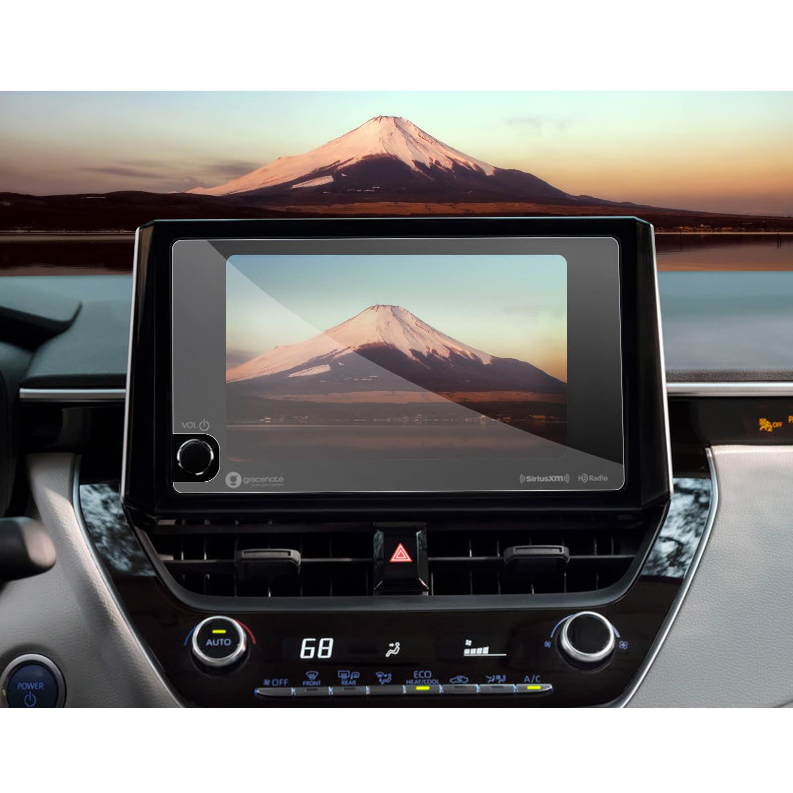 2023-2024 Toyota Corolla Cross & Corolla 8 Inch Touch Screen Protector - 2 Pack Nano Soft Film for GPS Navigation Display - Anti-Scratch & Bubble-Free - Perfect for Daily Driving & Road Trips
