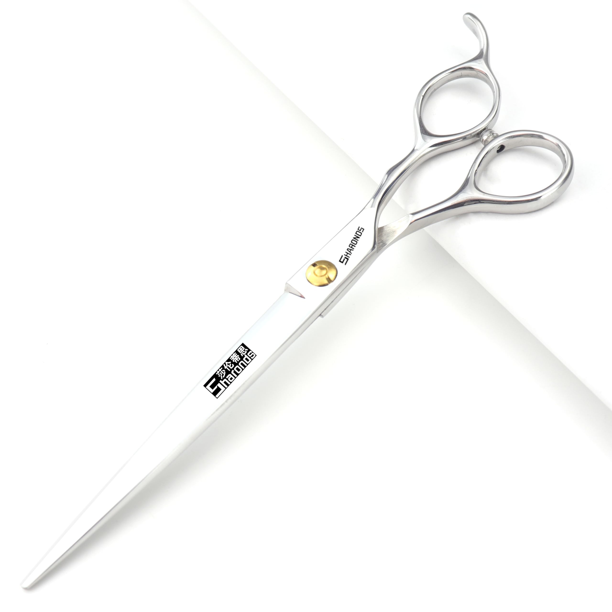 7.5 Inch Stainless Steel Pet Grooming Scissors - Professional Dog & Cat Hair Cutting Shears for Styling & Trimming | Perfect for Home Grooming, Pet Salons & DIY Pet Care