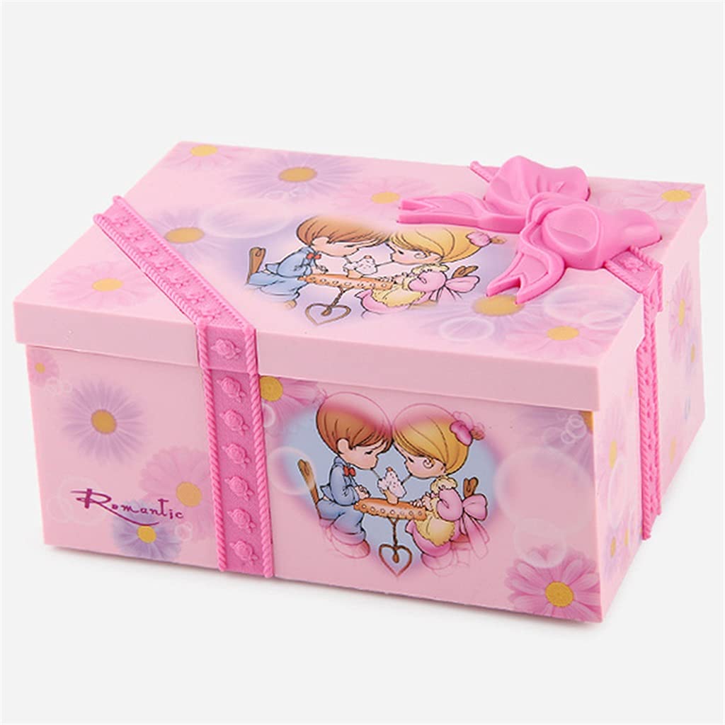 Dancing Girl Music Box - Pink Home Decor Organizer with Melody | Perfect for Bedroom, Living Room & Gift Giving