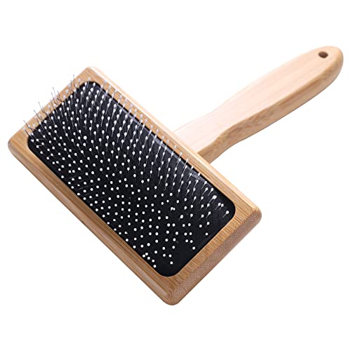 Best Dog Brush for Shedding - Professional Cat & Dog Grooming Brush for All Pet Sizes (Small, Medium, Large) - Detangling Slicker Brush for Long & Short Haired Dogs, Cats, Rabbits - Perfect for Home Grooming & Pet Care by HTB