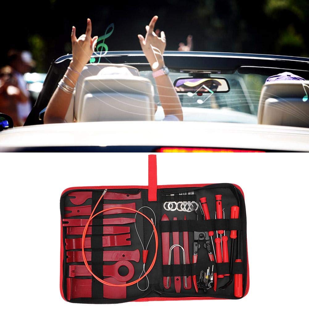 39pcs Car Interior Trim Removal Tool Kit - Pry Tools for Door Panel, Dashboard & Audio Installation | Perfect for Auto Repair, DIY Car Upgrades & Professional Mechanics