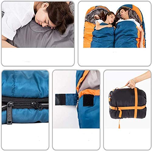 4-Season Lightweight Waterproof Sleeping Bag for Adults & Kids - Portable Warm Cold Weather Sleeping Bag with Compression Sack - Perfect for Camping, Backpacking, Hiking & Outdoor Adventures