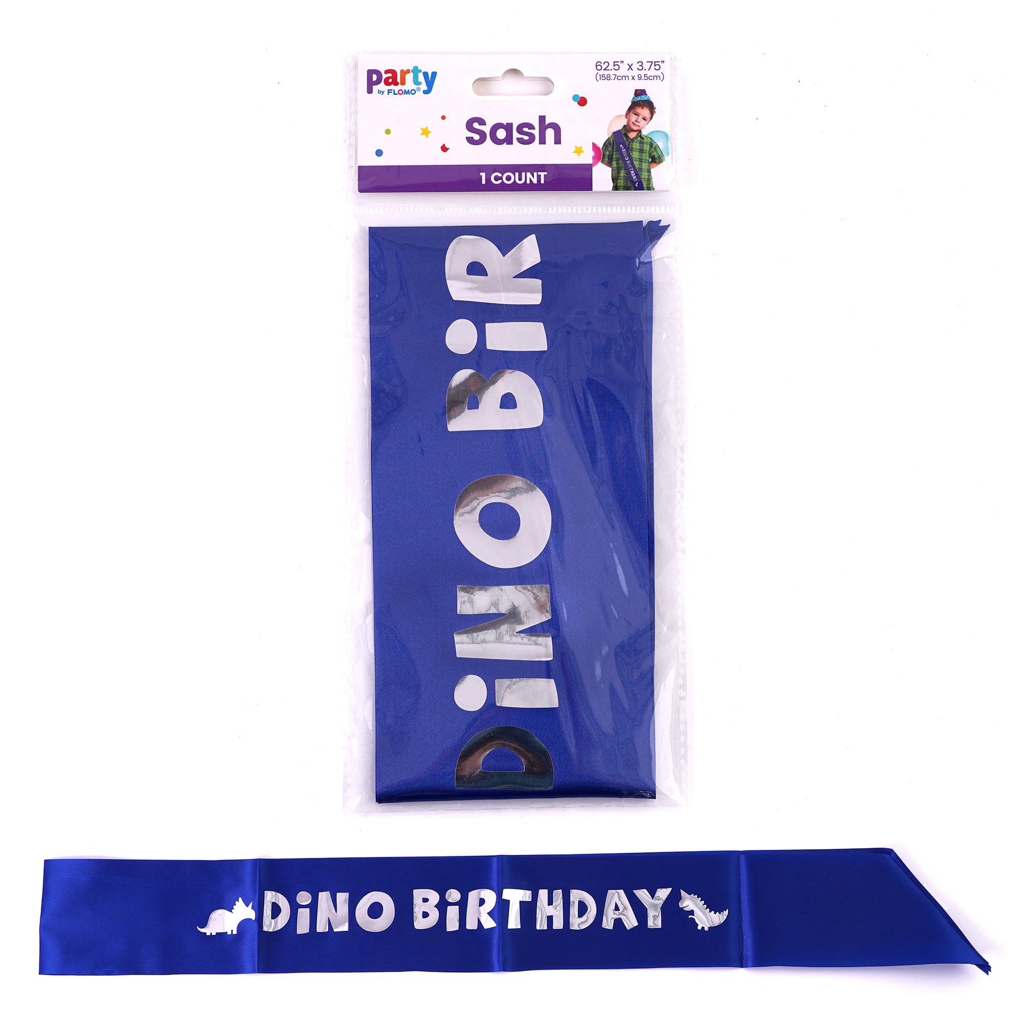 Dinosaur Themed Birthday Party Sash - 62.5