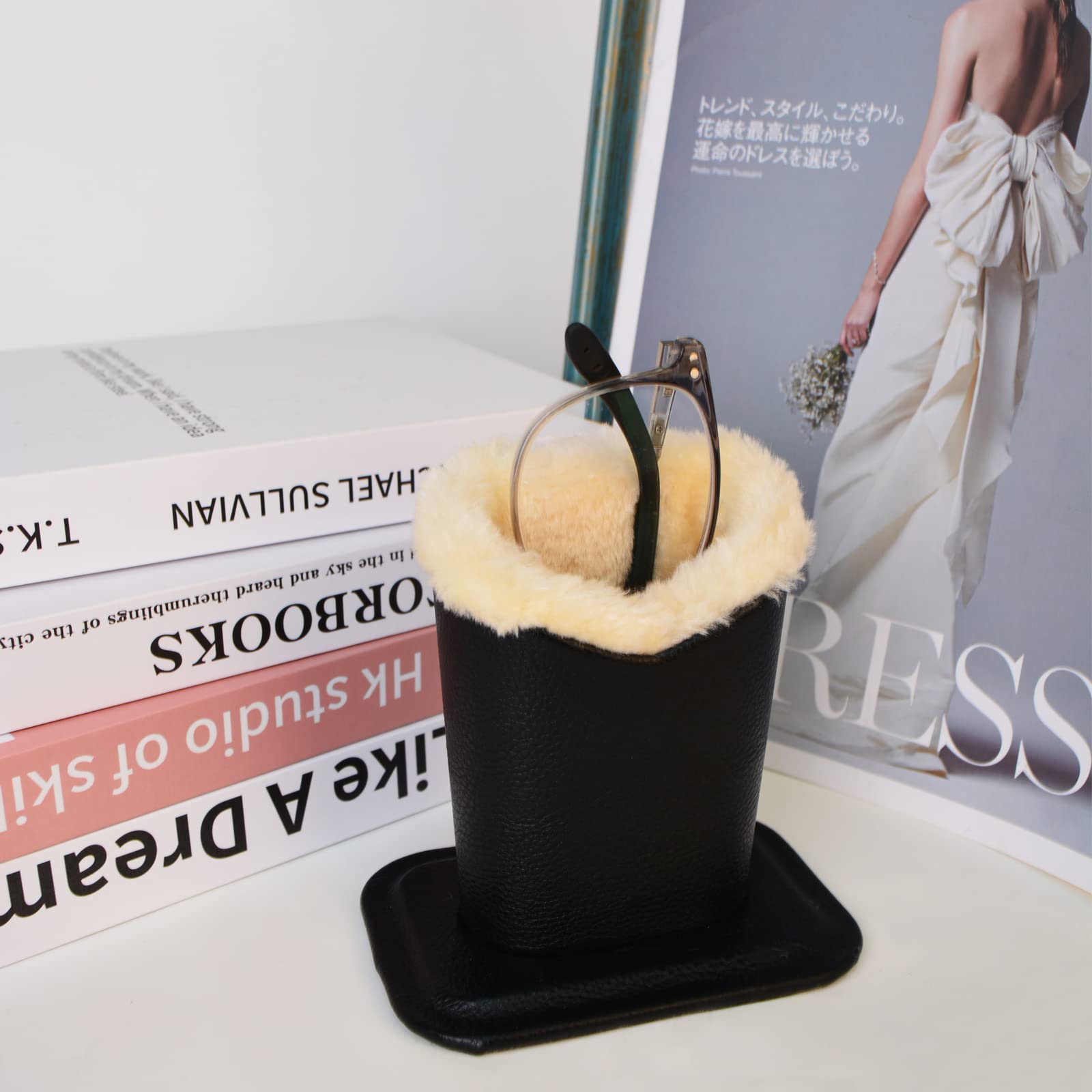 2 Pack Eyeglass Holder Stand - Desk & Nightstand Organizer for Eyewear