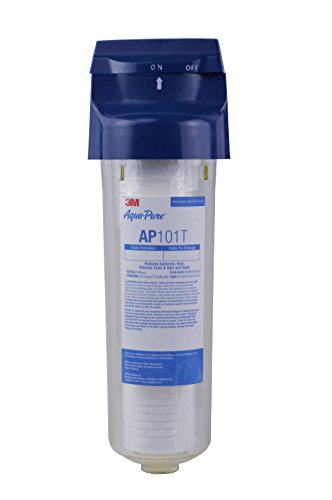Aqua-Pure AP101T Whole House Water Filtration System - Transparent Sediment Filter for Clean Drinking & Shower Water - Perfect for Home, RV, and Vacation Houses