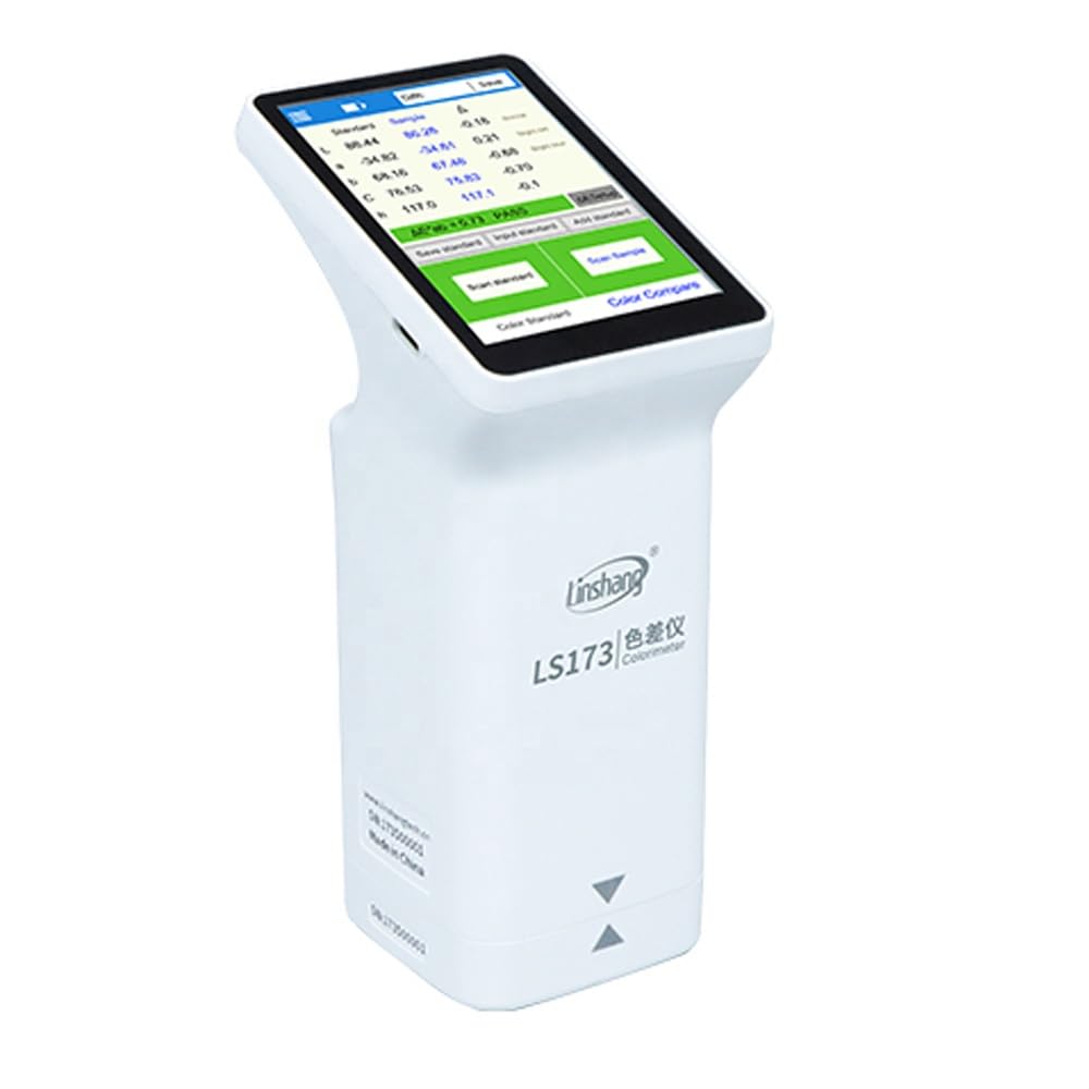 LS173 Smart Touch Screen Colorimeter - High Precision Color Measurement for Coatings, Ceramics, Plastics & Paints | Digital Color Comparison Tool for Quality Control & Industrial Use
