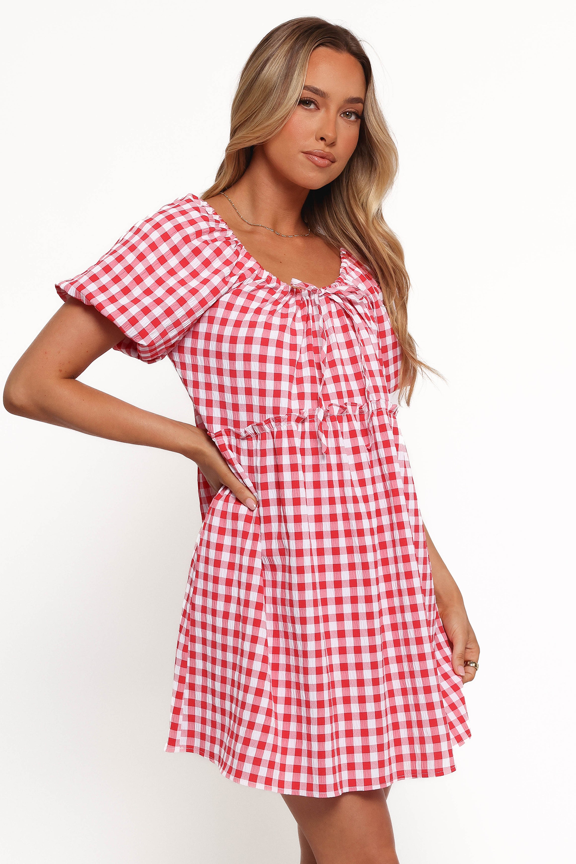Dorothea Mini Dress for Women - Elegant Red Party Dress for Night Out, Date Night, Cocktail Party & Special Occasions