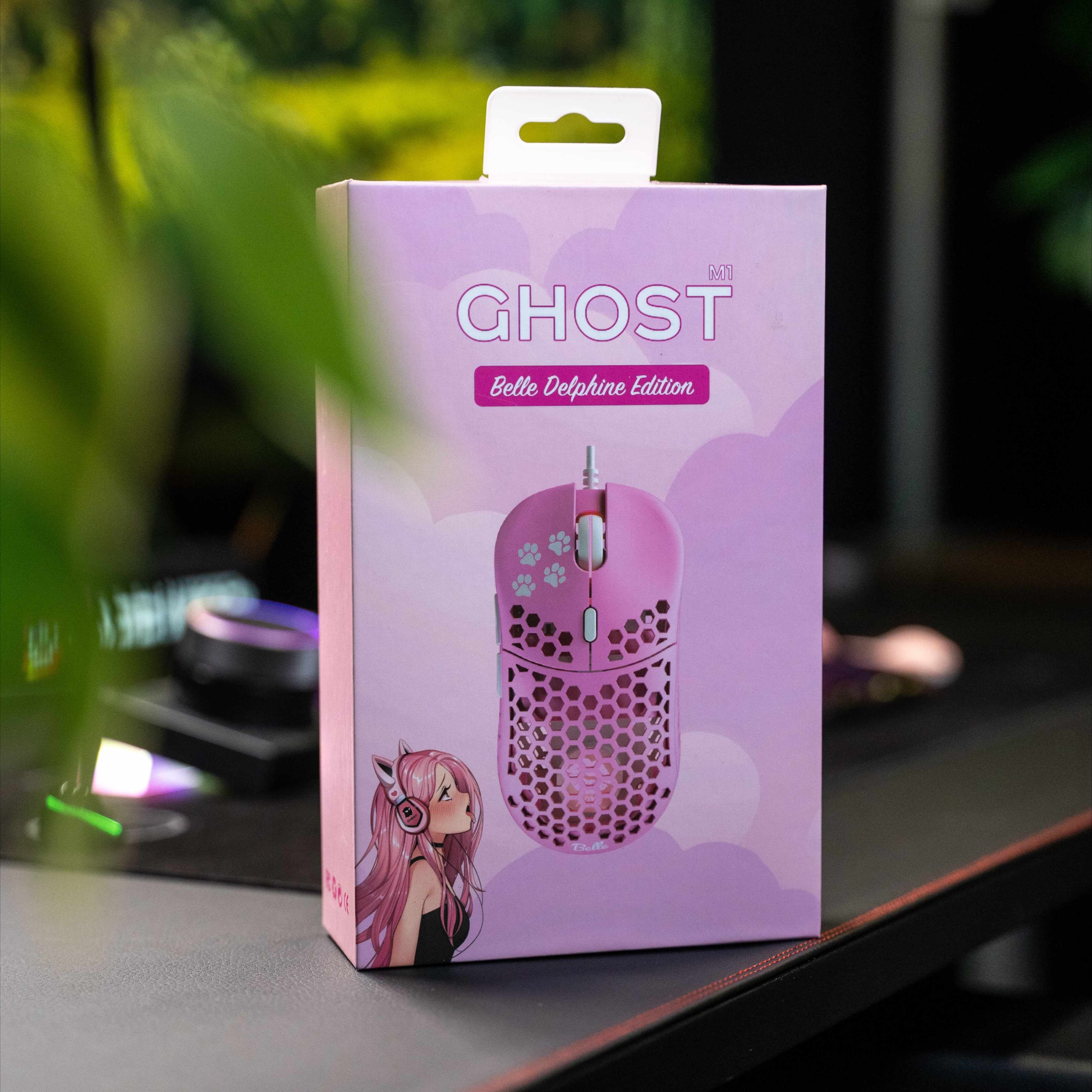 Belle Delphine X Ghost Starter Kitty Combo - Cute Anime Gaming Merch for Streamers & Collectors | Perfect for Cosplay, Gaming Setups & Kawaii Decor