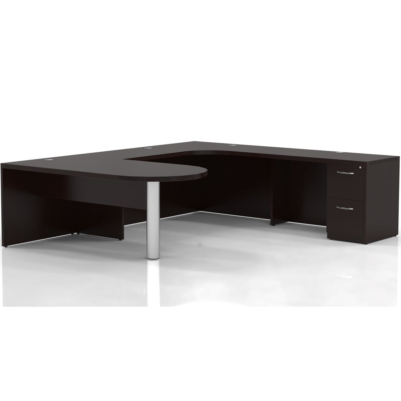 Safco Mayline Aberdeen Office Desk Set [AT13] - Modern Workstation for Home & Office - Perfect for Professionals, Remote Work & Study Spaces