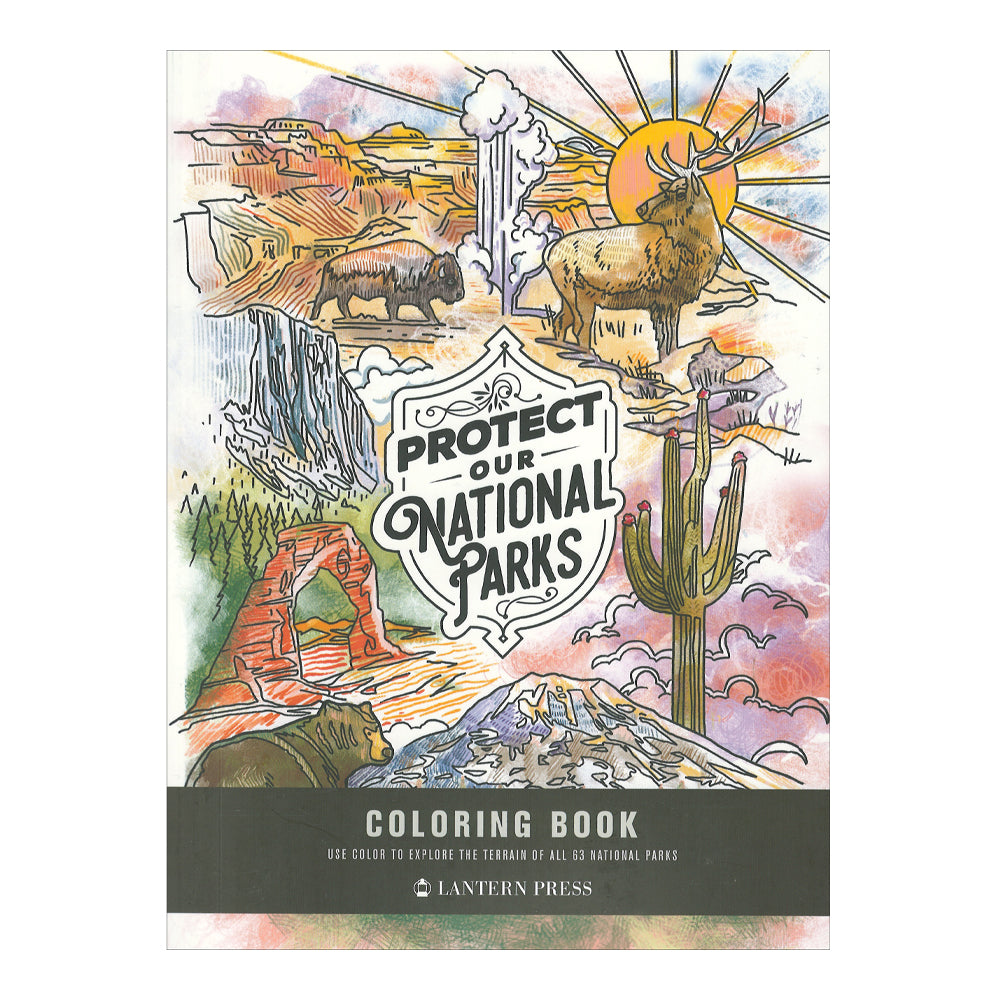 Protect Our National Parks Coloring Book - Fun & Educational Activity for Kids & Adults | Perfect for Travel, Gifts & Relaxation