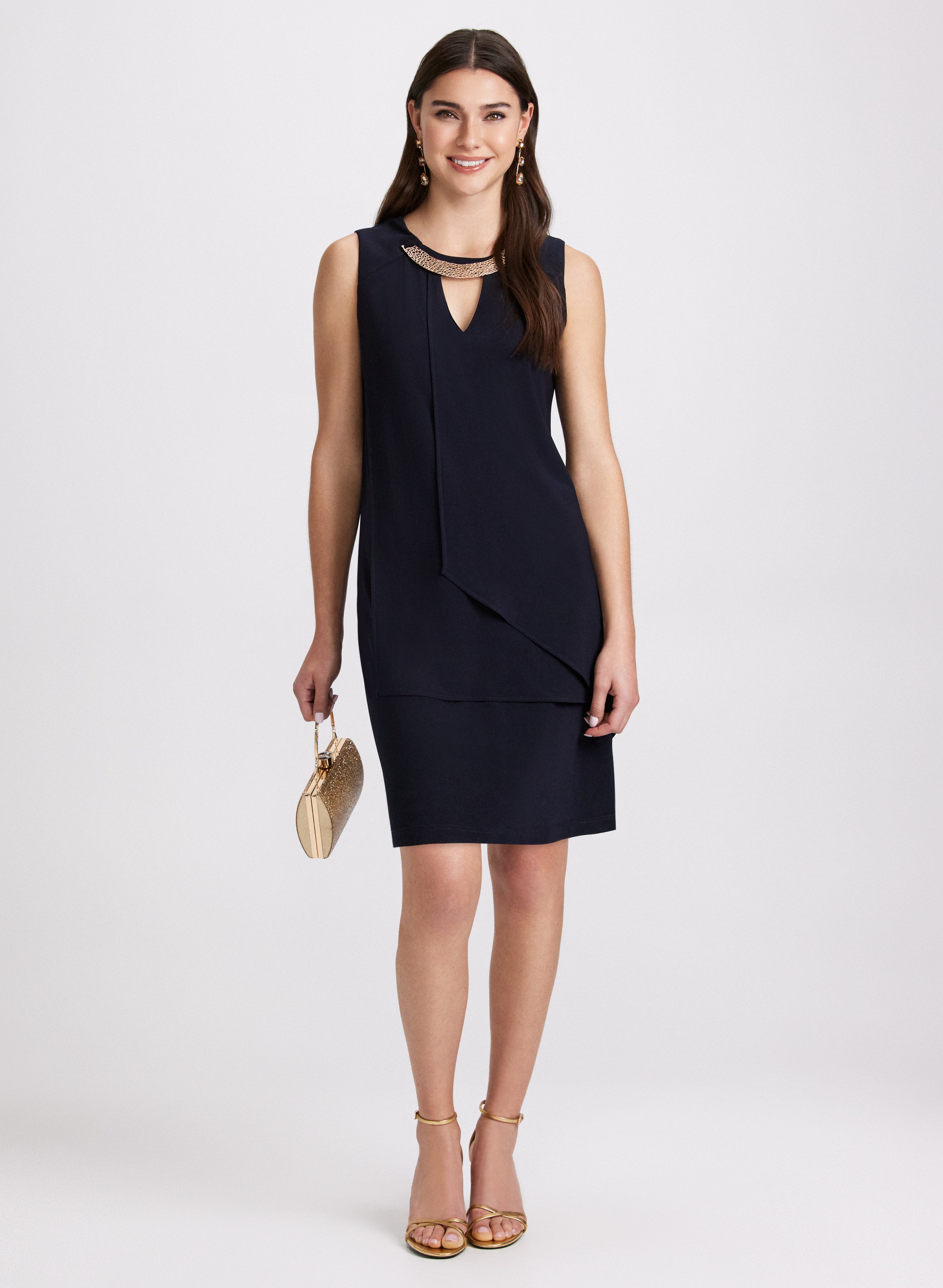 Stylish Cut Out Jersey Dress for Women - Trendy Bodycon Summer Dress - Perfect for Parties, Dates & Night Out