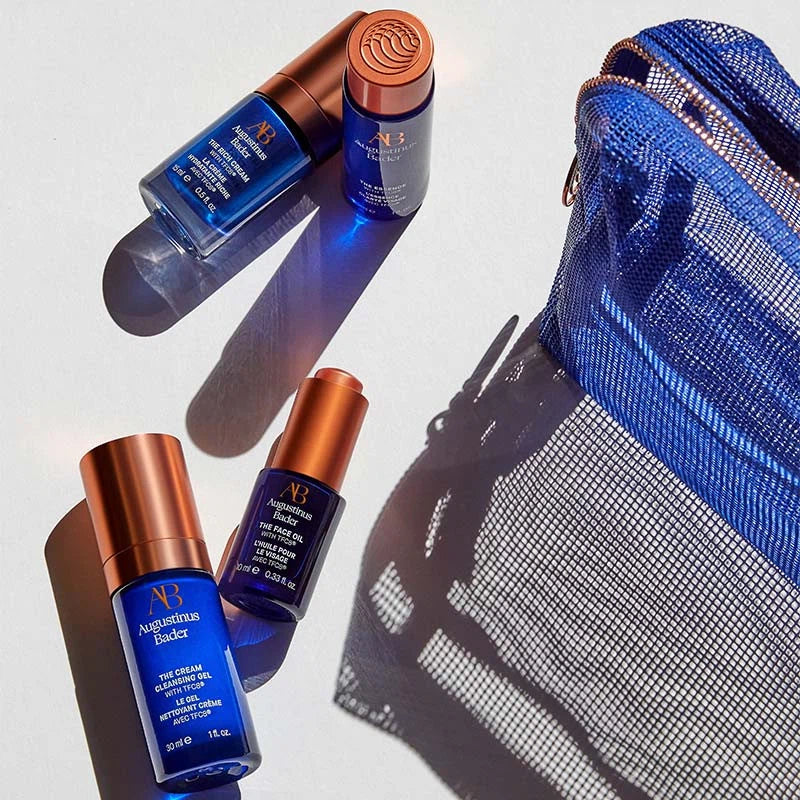 Augustinus Bader The Starter Kit with The Rich Cream - Anti-Aging Skincare Set for Hydration & Renewal - Perfect for Daily Skincare Routine & Travel
