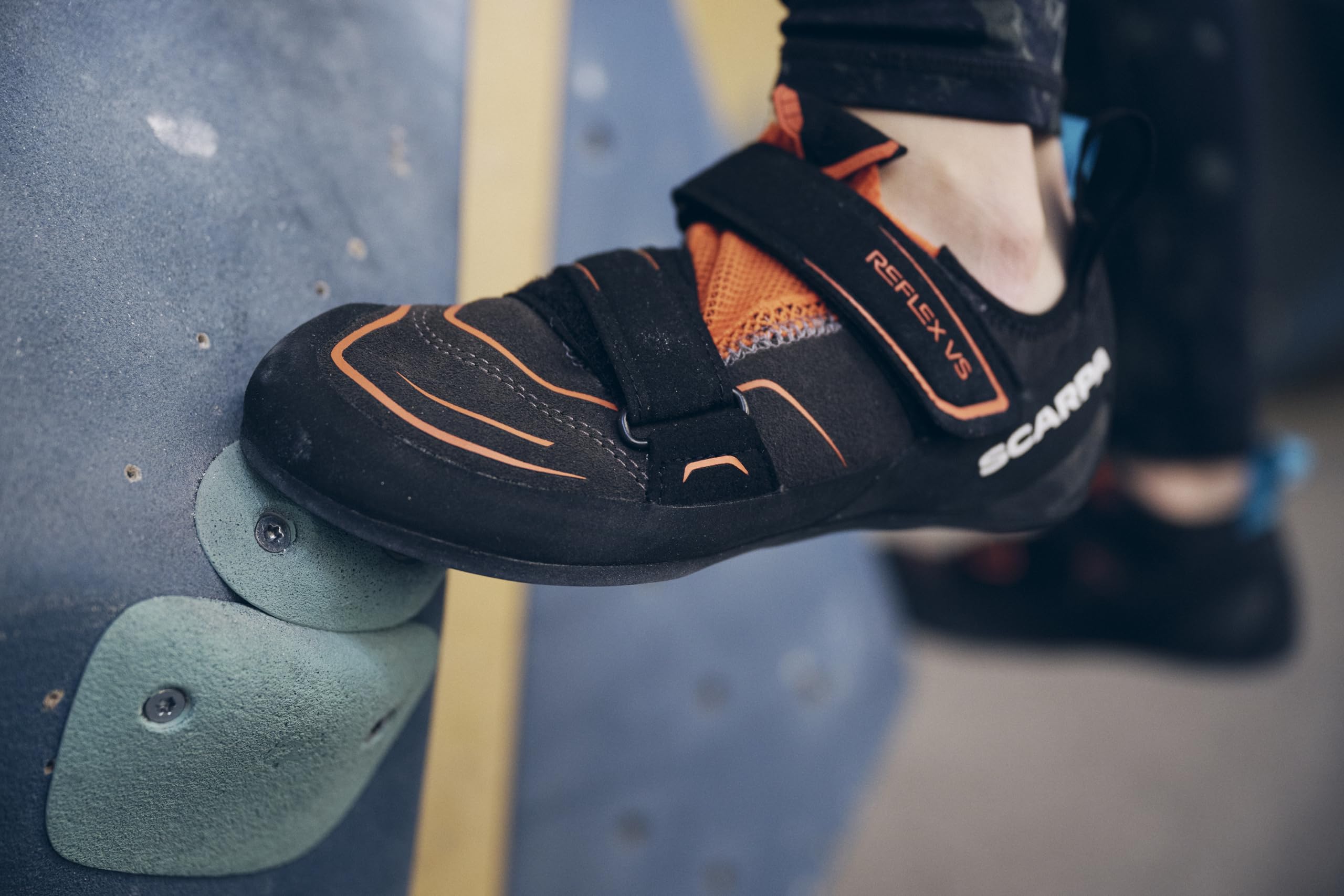 SCARPA Reflex VS Men's Rock Climbing Shoes - Beginner Friendly for Gym Training & Sport Climbing | Perfect for Indoor Climbing Walls & Outdoor Bouldering