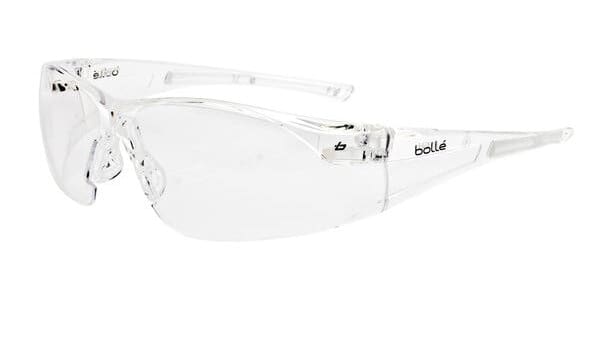 Bolle Rush PC Anti-Scratch Anti-Fog Safety Glasses - Protective Eyewear for Construction, Woodworking & DIY Projects