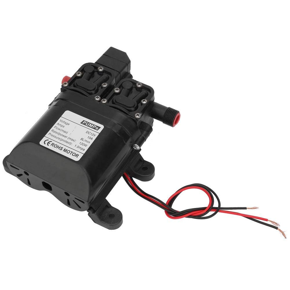 **12V 120W High Pressure Self-Priming Diaphragm Water Pump with Automatic Pressure Switch – Ideal for Lawn, Garden, Vehicle, Ship & Carpet Cleaning – Heavy Duty DC Water Pump**    *(Use Cases: Perfect for irrigation, car washing, boat cleaning, and deep carpet cleaning at home or commercial spaces.)*