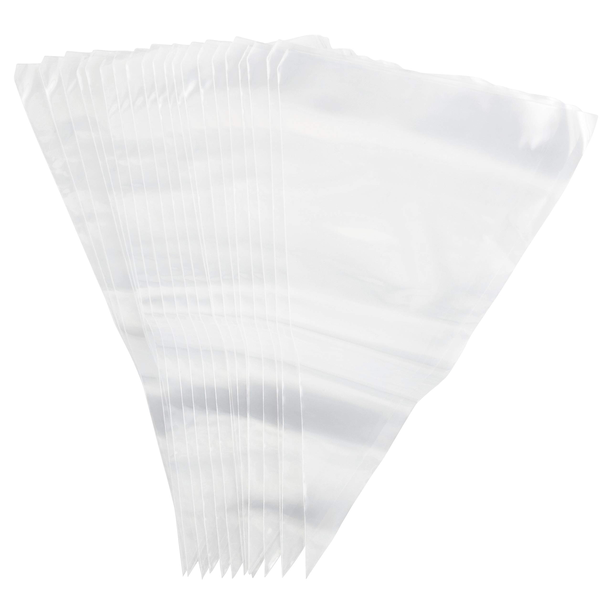 Wilton 12-Inch Disposable Piping Bags for Cake Decorating - 24 Pack White Icing Bags | Flexible, Microwave-Safe Pastry Bags for Buttercream, Royal Icing & Fondant | Perfect for Birthday Cakes, Cupcakes & Cookie Decorating