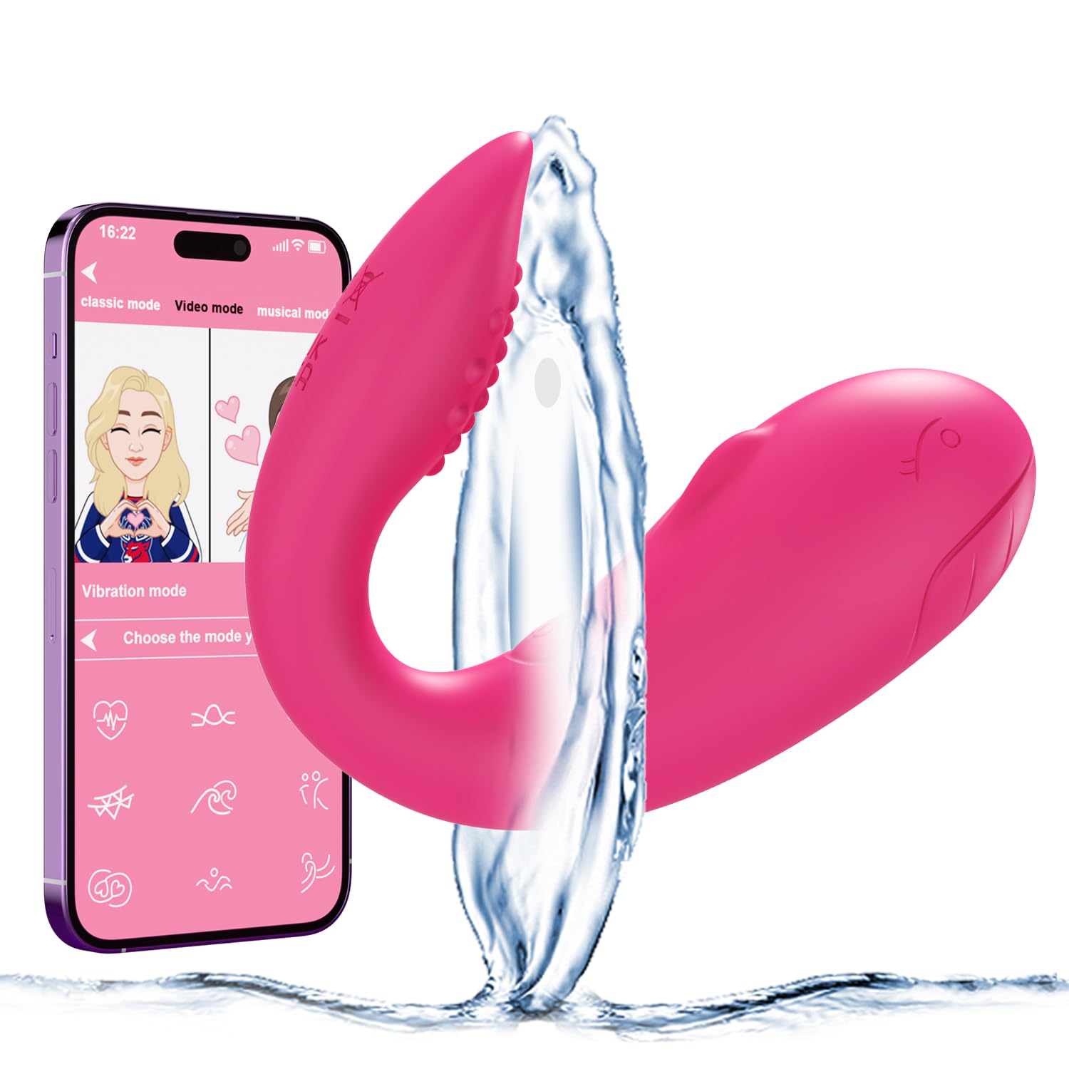 Wireless Remote Control Egg Vibrator for Women - APP Controlled Rechargeable G-Spot & Clitoral Stimulator with 9 Vibration Modes, Powerful Quiet Adult Toy for Couples Play & Solo Pleasure | Perfect for Long Distance Relationships & Discreet Use at Home