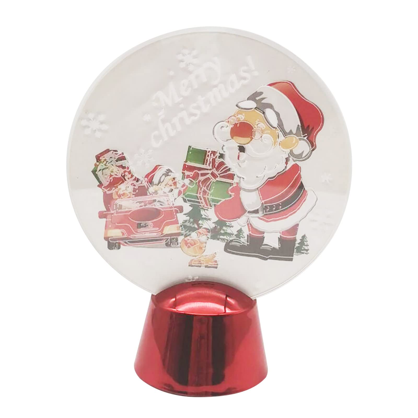 3D Christmas Night Light - LED Snowman & Santa Table Lamp for Bedroom Decor, Holiday Atmosphere Lighting - Perfect for Winter Holidays, Bedside, Nursery & Home Decor