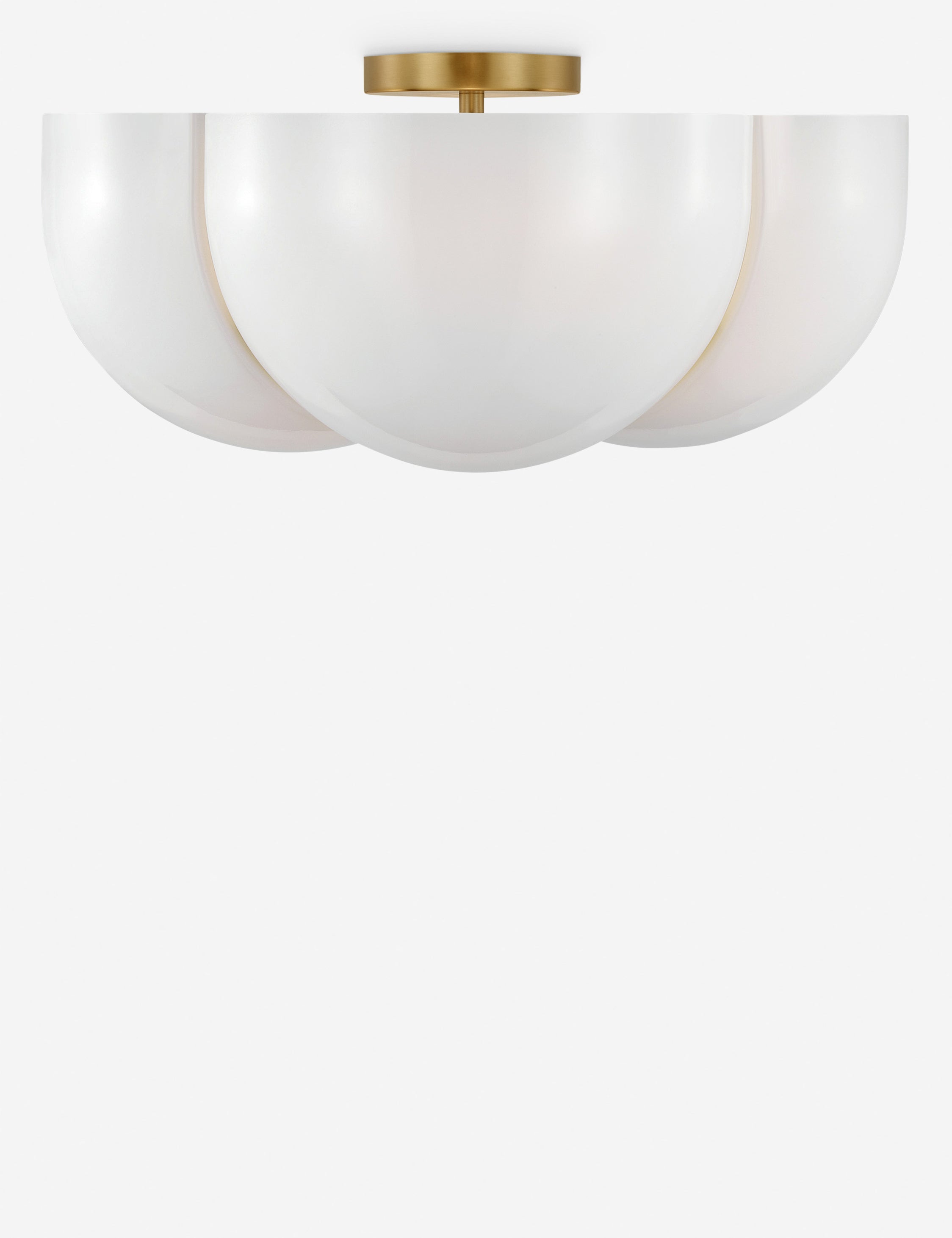 Cheverny Semi Flush Mount Light by Christiane Lemieux - Modern Ceiling Fixture for Dining Room, Bedroom & Hallway Lighting