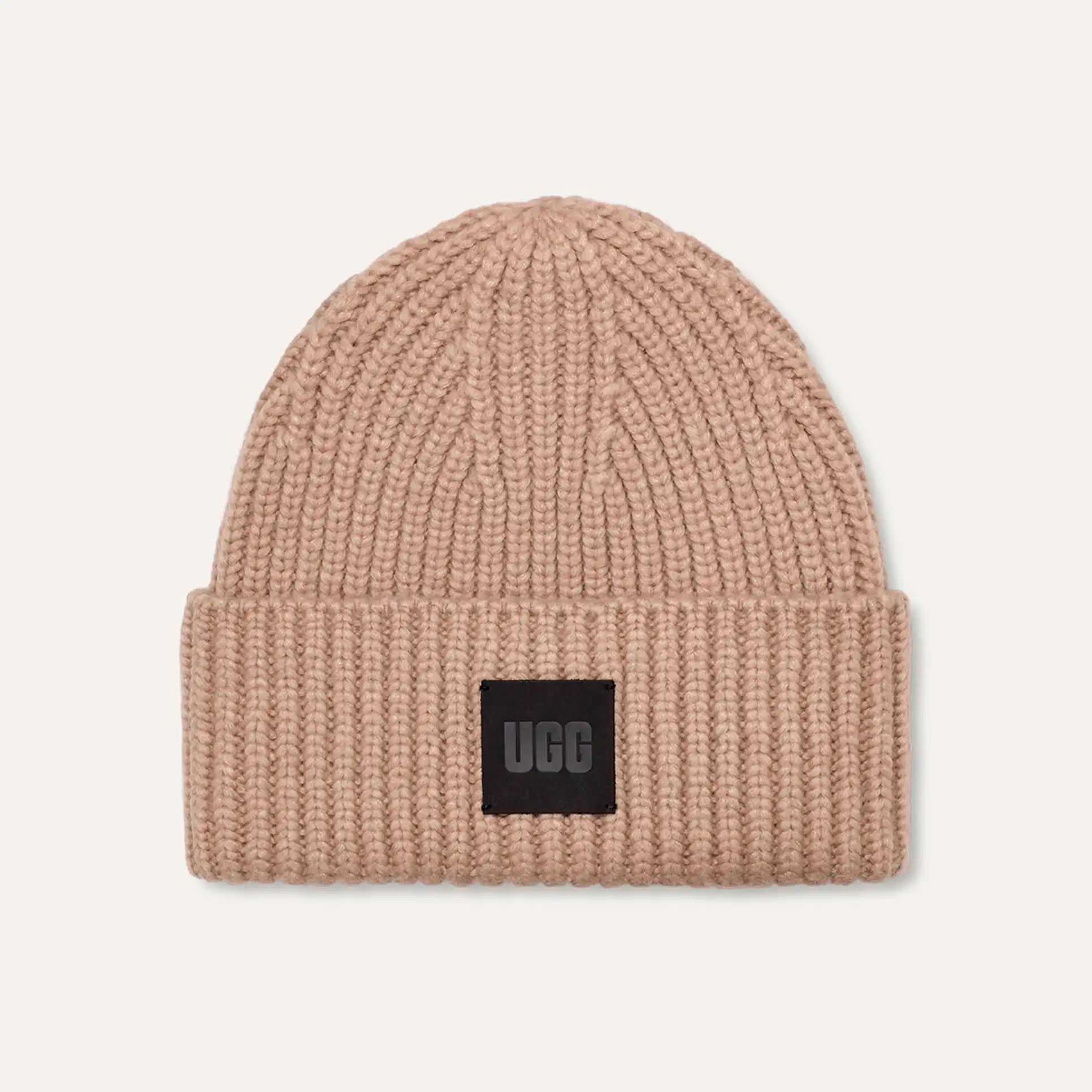 UGG Unisex Chunky Rib Beanie - Warm Winter Knit Hat for Men & Women - Perfect for Skiing, Snowboarding & Cold Weather Activities