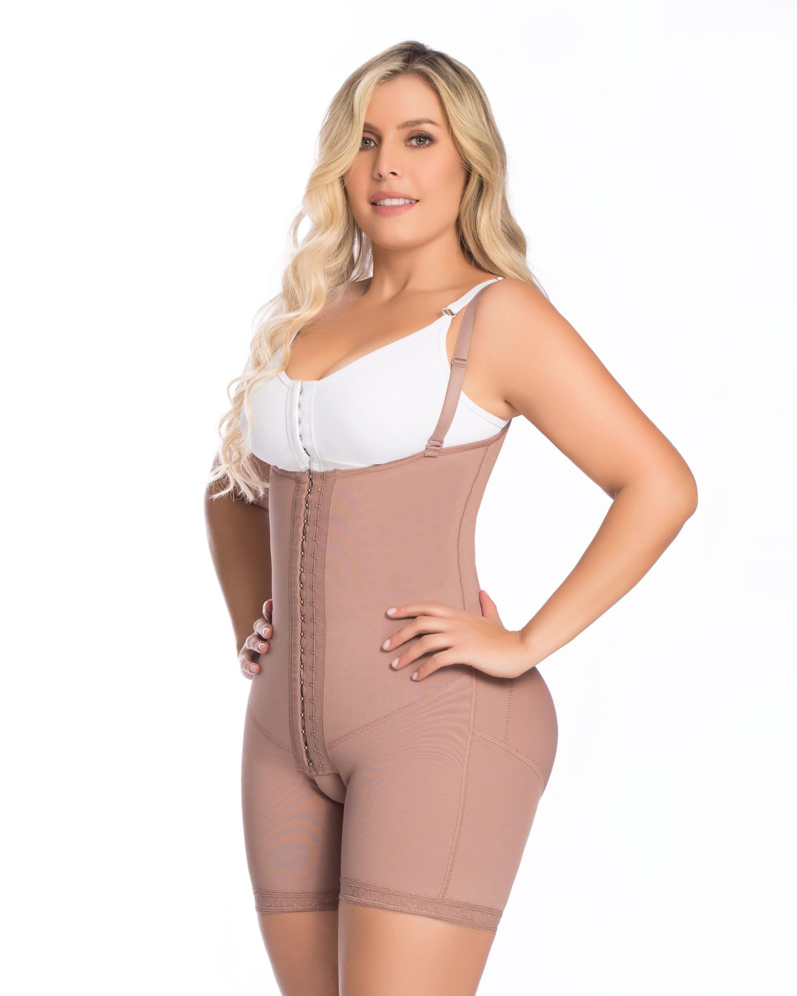 DELIÉ by Fajas DPrada 09111 Colombian Postpartum Girdle - Full Body Shaper for Women | Post Surgery Recovery, Slimming & Tummy Control | Perfect for Maternity, Postpartum & Everyday Shapewear