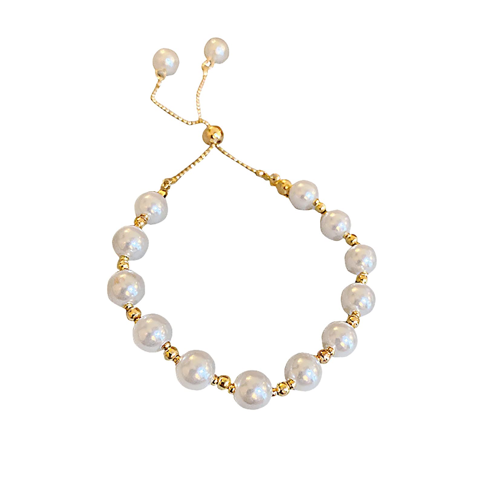 Elegant Pearl Bracelet for Women - Sterling Silver Jewelry Gift for Mom, Wife, Girlfriend - Perfect for Christmas, Birthday, Anniversary & Special Occasions