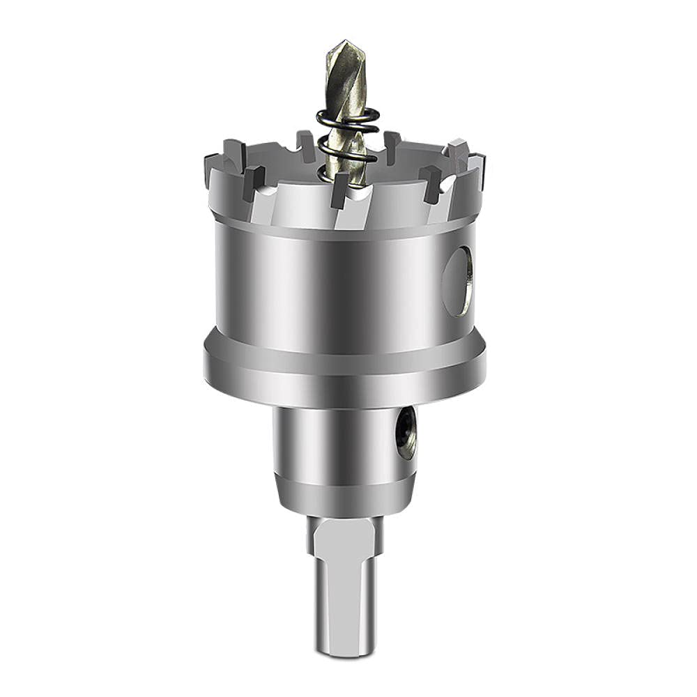 TCT Carbide Tip Core Drill Bit - 100mm Hole Saw for Stainless Steel & Alloy Metal | Heavy Duty Metalworking Cutter | Perfect for DIY Projects, Construction & Plumbing Work