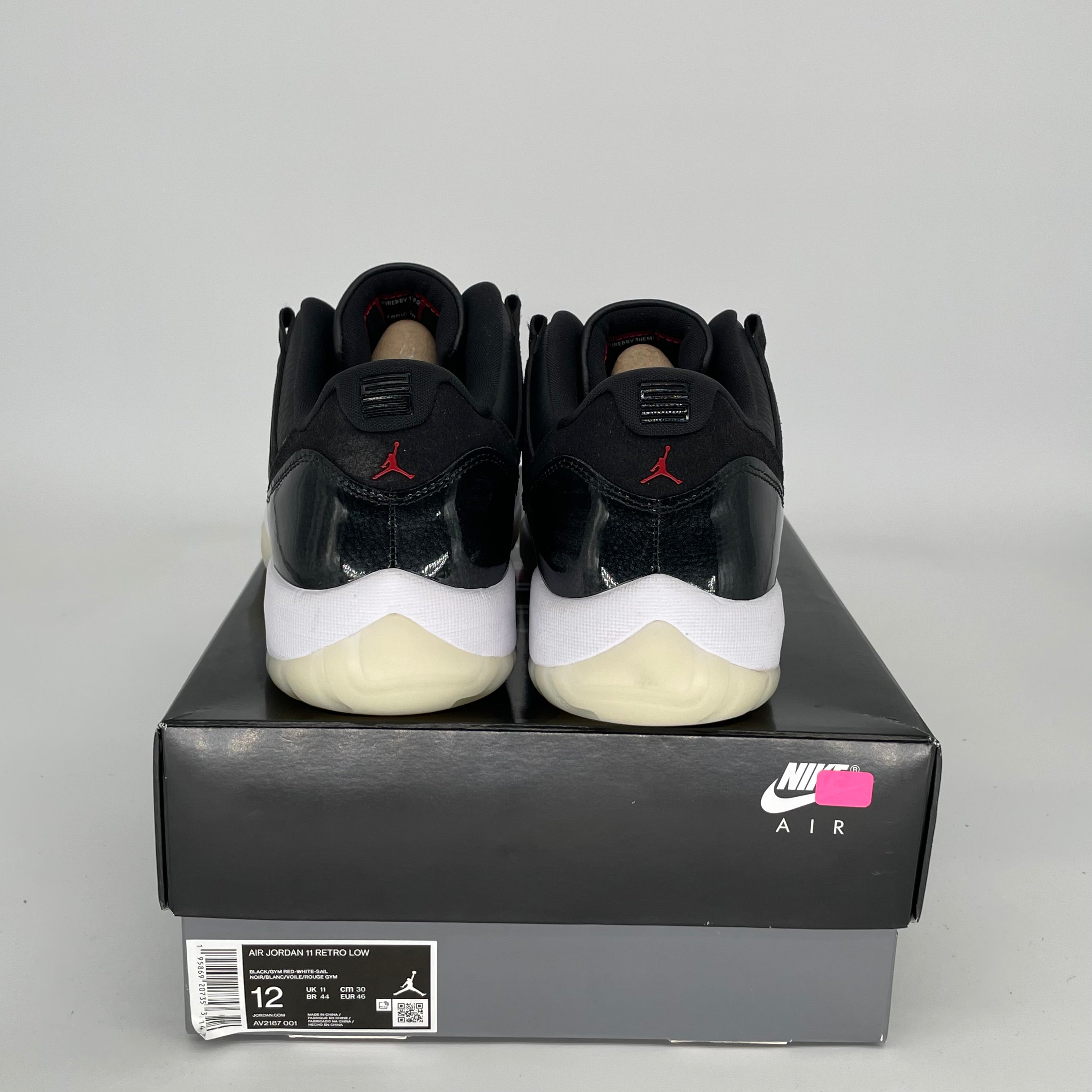 Original Air Jordan 11 Retro Low '72-10' Men's Basketball Shoes - Size 12 (AV2187-001) - Perfect for Casual Wear, Street Style & Sneaker Collectors