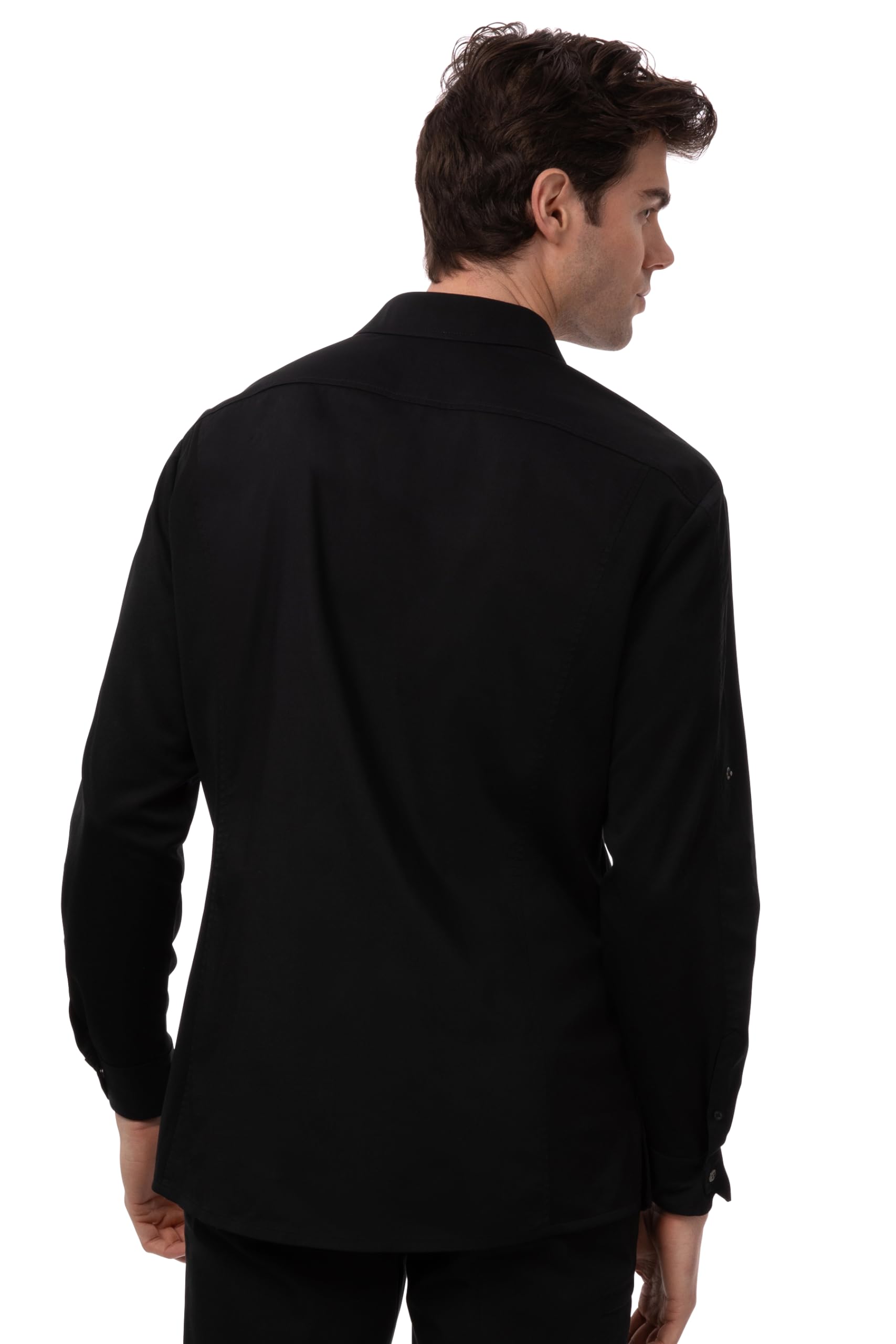 Chef Works Men's Seville Breathable Mesh Panel Work Shirt - Professional Kitchen Uniform for Chefs & Restaurant Staff