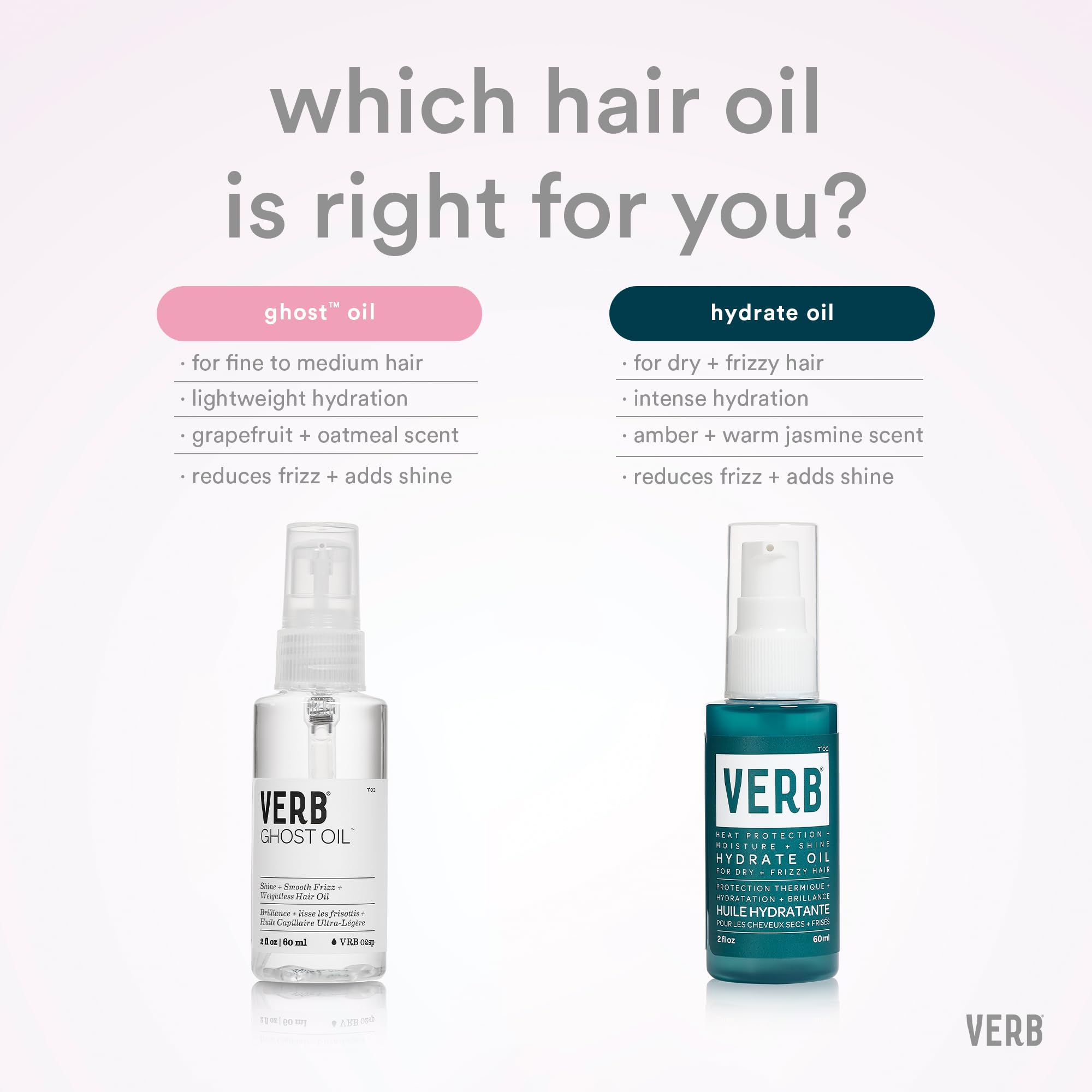 VERB Hydrate Oil - Hydrating Hair & Scalp Treatment for Dry, Damaged Hair - Perfect for Daily Use & Post-Workout Care