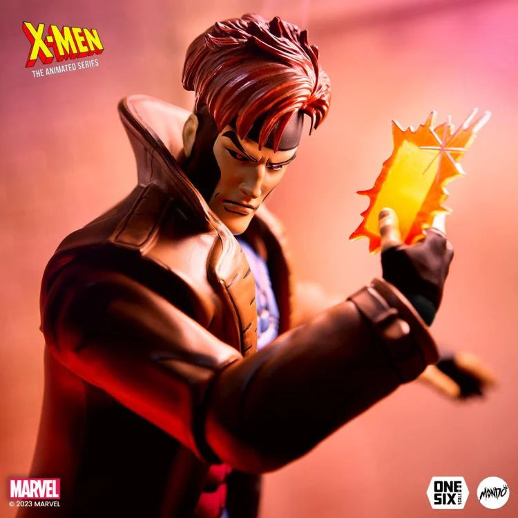 X-Men: The Animated Series Gambit 1/6 Scale Collectible Action Figure - Perfect for Marvel Fans, Display & Comic Book Collections