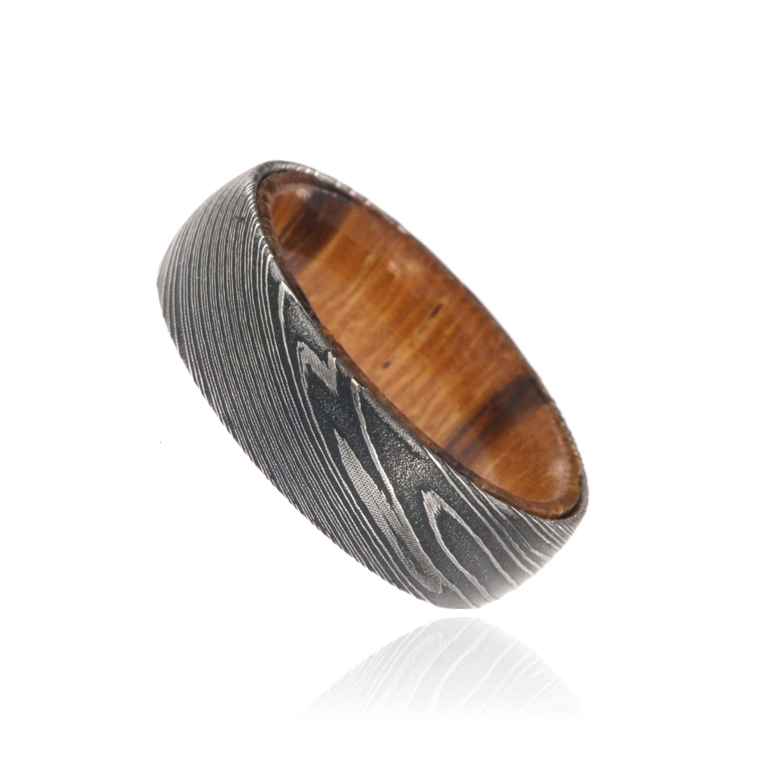Authentic USA Made Men's Wedding Bands - Premium Tungsten or Titanium Rings with Comfort Fit & Wood Gift Box - Perfect for Engagements, Anniversaries and Special Occasions