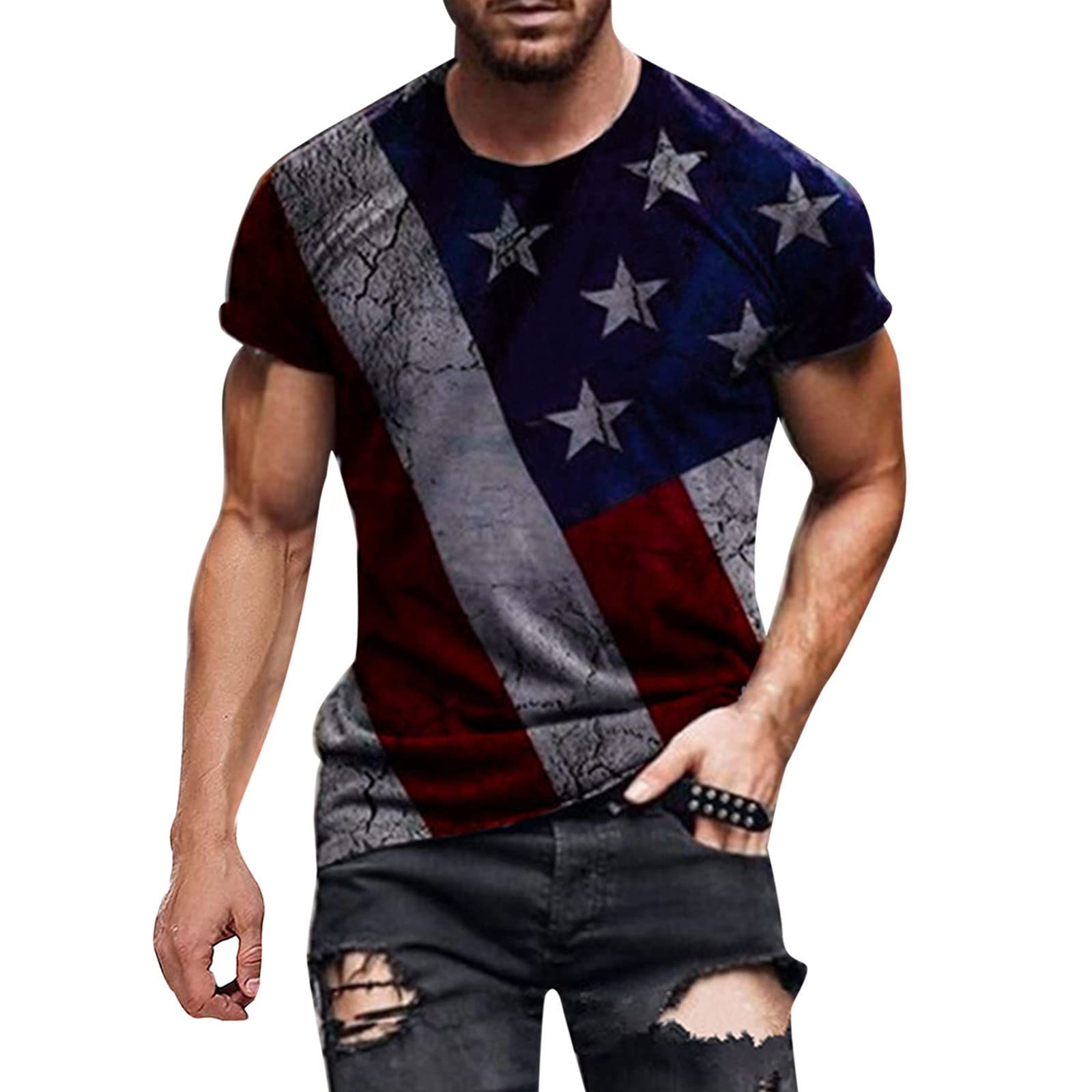 XXBR Men's Long Sleeve T-Shirt - 3D Jesus Cross Print Faith Streetwear, Fall Athletic Workout Tee for Casual Wear & Church Activities