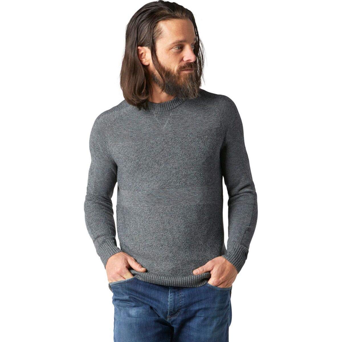 Smartwool Men's Ripple Ridge Crew Sweater - Merino Wool Thermal Base Layer for Hiking, Skiing & Outdoor Activities