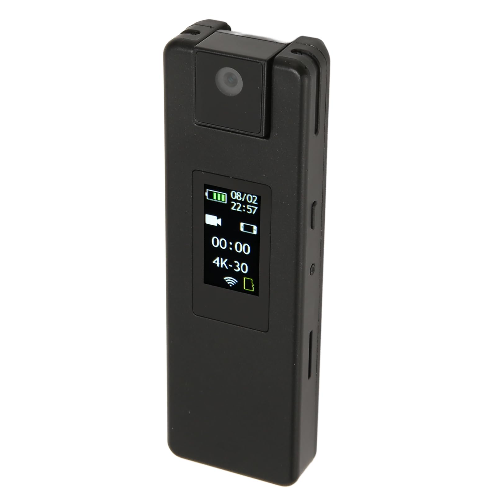 Huairdum Body Worn Camera - Wireless ABS Sports Action Camera for Cycling, Running & Outdoor Adventures | HD Video Recording, Compact & Durable Design