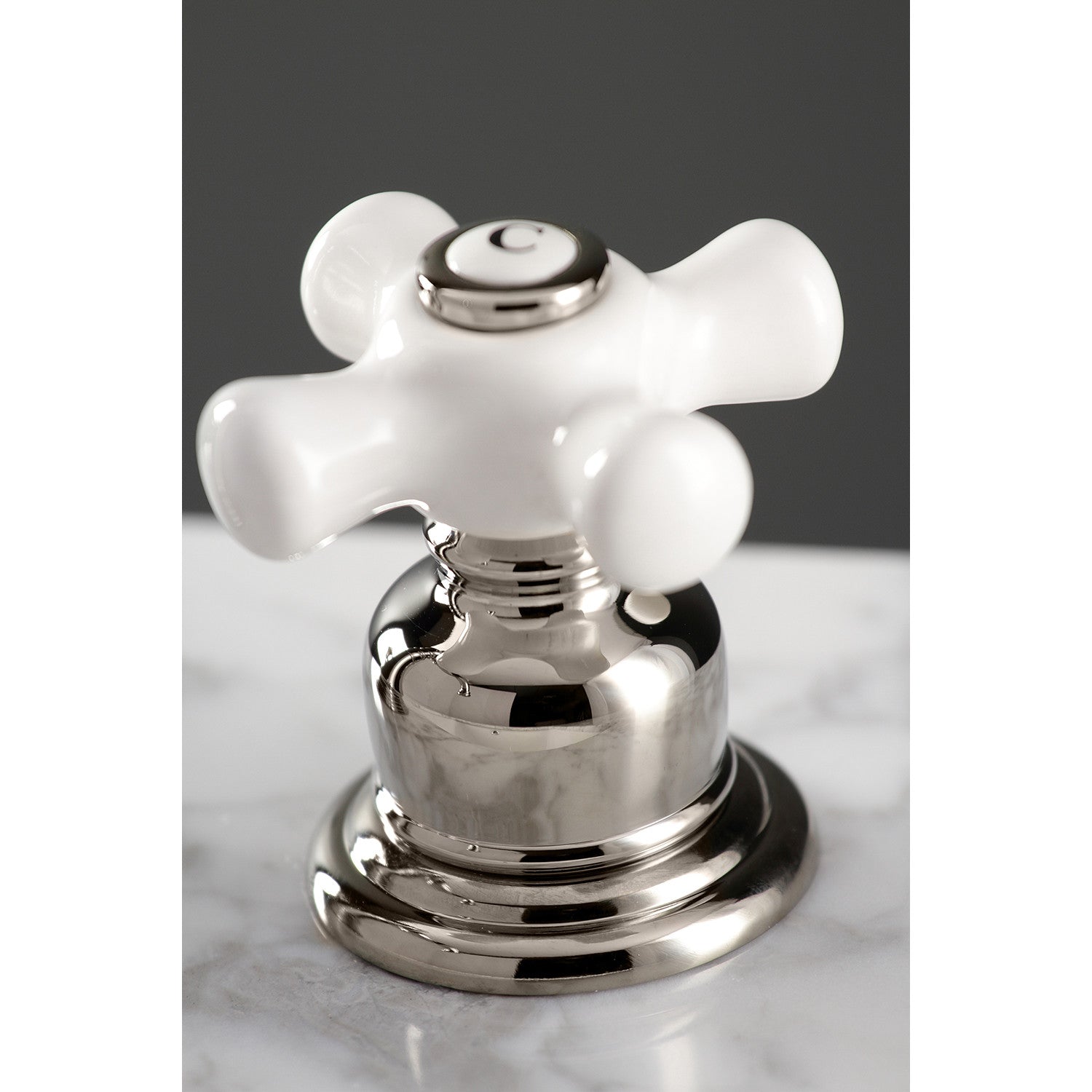 American Classic FSC1979PX 3-Hole Widespread Bathroom Faucet with Brass Pop-Up Drain - Two Handle Deck Mount in Polished Nickel - Perfect for Modern Bathroom Vanities and Sink Upgrades
