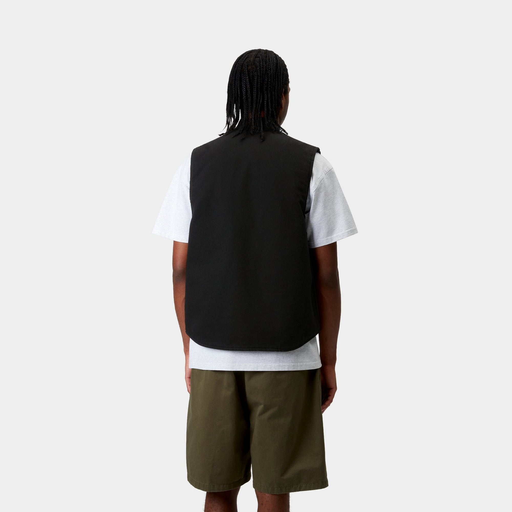 Men's Lightweight Spring Vest - Black | Outdoor Hiking, Running & Casual Wear