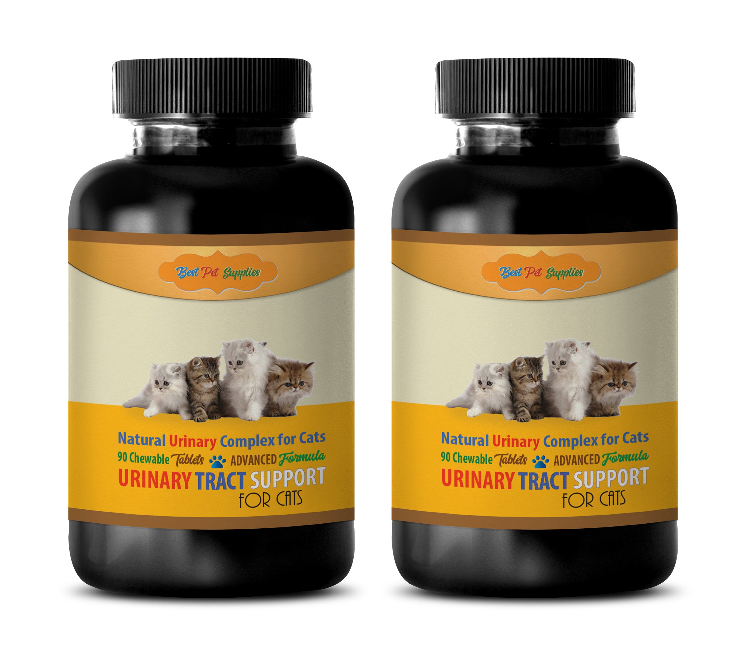 Premium Cat Urinary Tract Support Treats - Advanced UTI Relief Formula for Cats - 180 Delicious Treats (2 Bottles) - Ideal for Preventing Urinary Infections & Promoting Bladder Health
